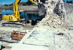 Backhoe on Barge- 1999  Restoration
